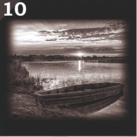 Гравировка пейзажа ГП10