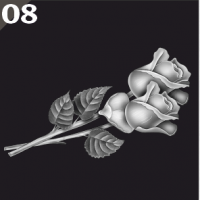 Гравировка цветов ГЦ08